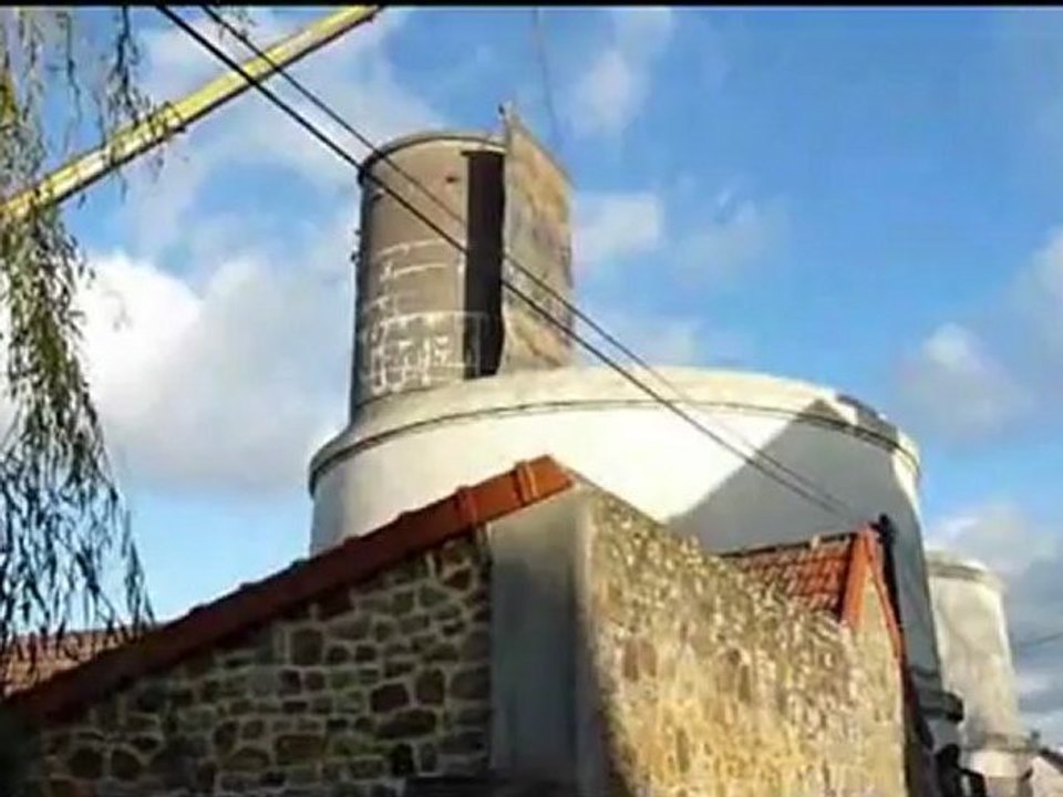 Destruction du château d'eau d'Avranches