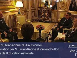 La Semaine du Président du 3 au 9 décembre 2012