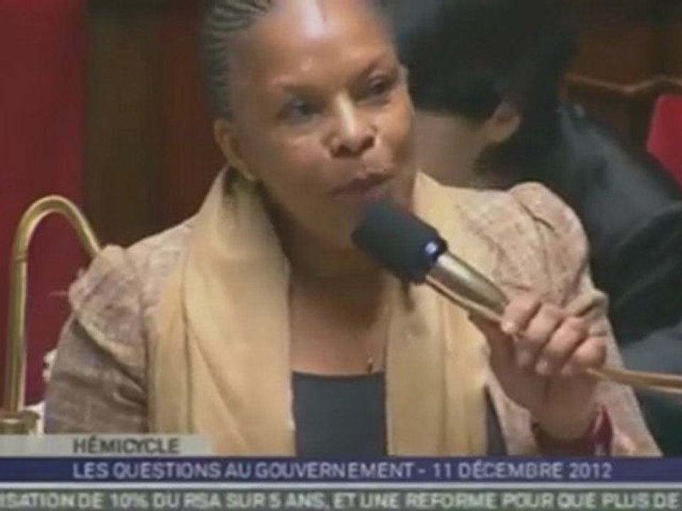 Sondage de l'Elysée : Taubira évoque des "ragots"