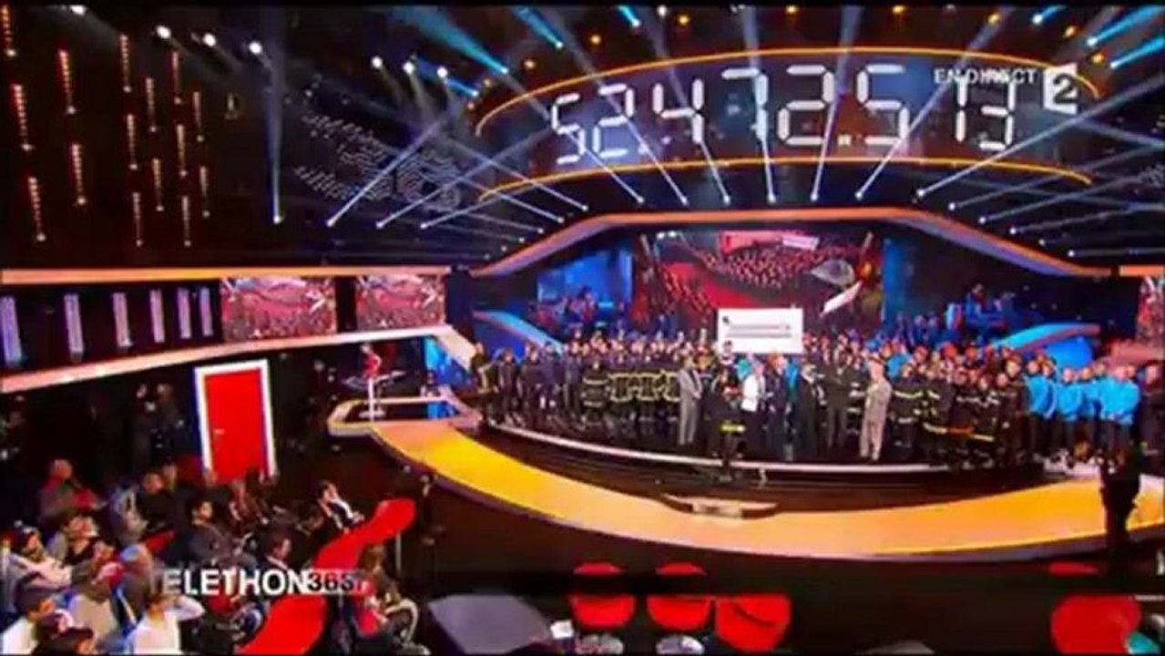 Passage des Sapeurs Pompiers - Téléthon 2012