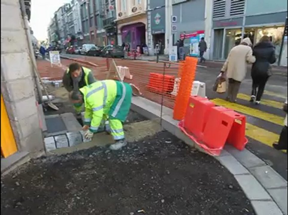 Les travaux de la place d'Armes de Douai