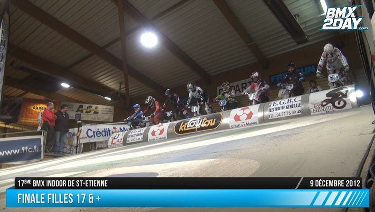 Finale Femmes 17 et plus 17e BMX Indoor de St-Etienne 2012