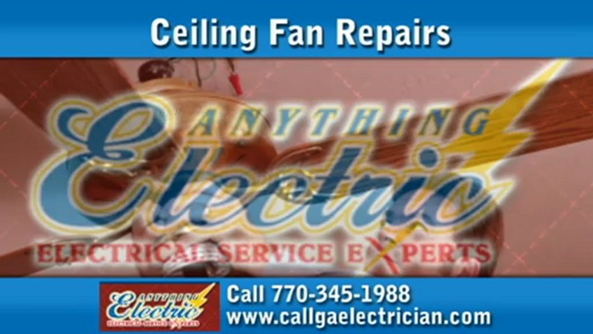 Ceiling Fan Repairs Acworth Ga Call 770 345 1988 Video
