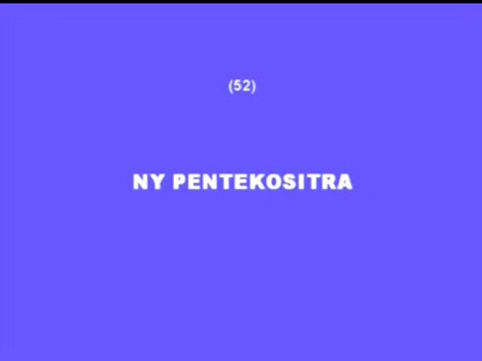 52 Ny Pentekositra