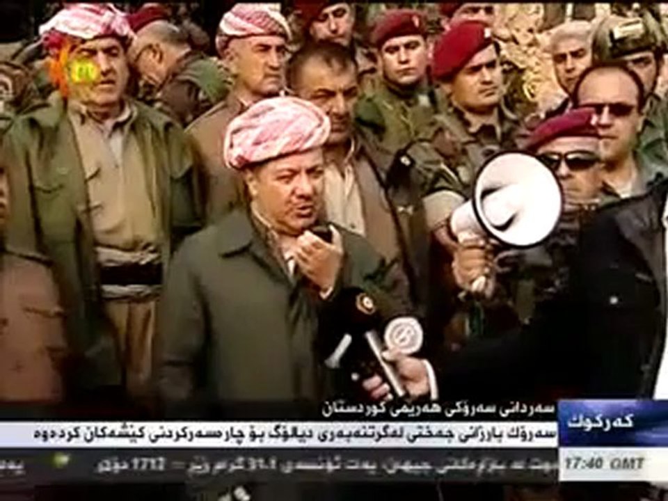 Serok Barzanî, Li Kerkûkê, Serdanî ya Pêşhmarge yan Kir. 10.12.2012.