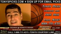 New Orleans Hornets versus Washington Wizards Pick Prediction NBA Pro Basketball Preview 12-11-2012