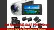 Sony HDR-CX260V HDR-CX260V/W HDRCX260VW High Definition Handycam 8.9 MP Camcorder with 30x Optical Zoom and 16 GB Embedded Memory (White) + 16GB High Speed SDHC Cards (Qty 2)+ High Capacity Batteries (Qty 2) + Rapid AC/DC Charger + More