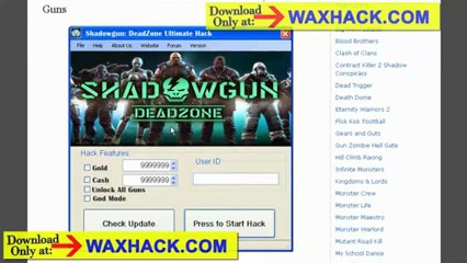 ShadowGun Deadzone Hack get 99999999 Cash iOs Best Version ShadowGun Cheat