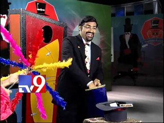 Samala Venu's Magic show in Tv9 studios - Part 1