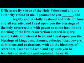 Sealings Exposed - Mormonism Exposed