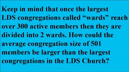 Membership Numbers Exposed - Mormonism Exposed