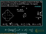 Magnetic Moment IIT JEE video lecture for ISEET 2013, IIT JEE 2012 physics paper solution