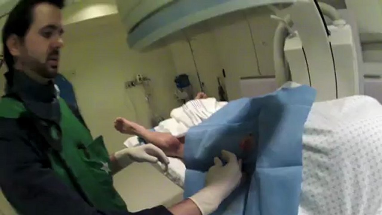 Eric Akiskalian Films Hip Cortisone Shot w/ GoPro