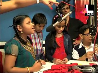 Imran And Anushka Greets Blind Kids