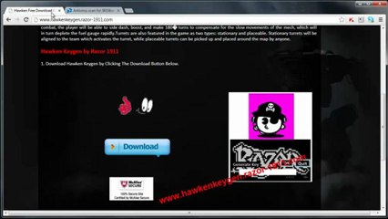 Hawken PC Keygen Razor-1911
