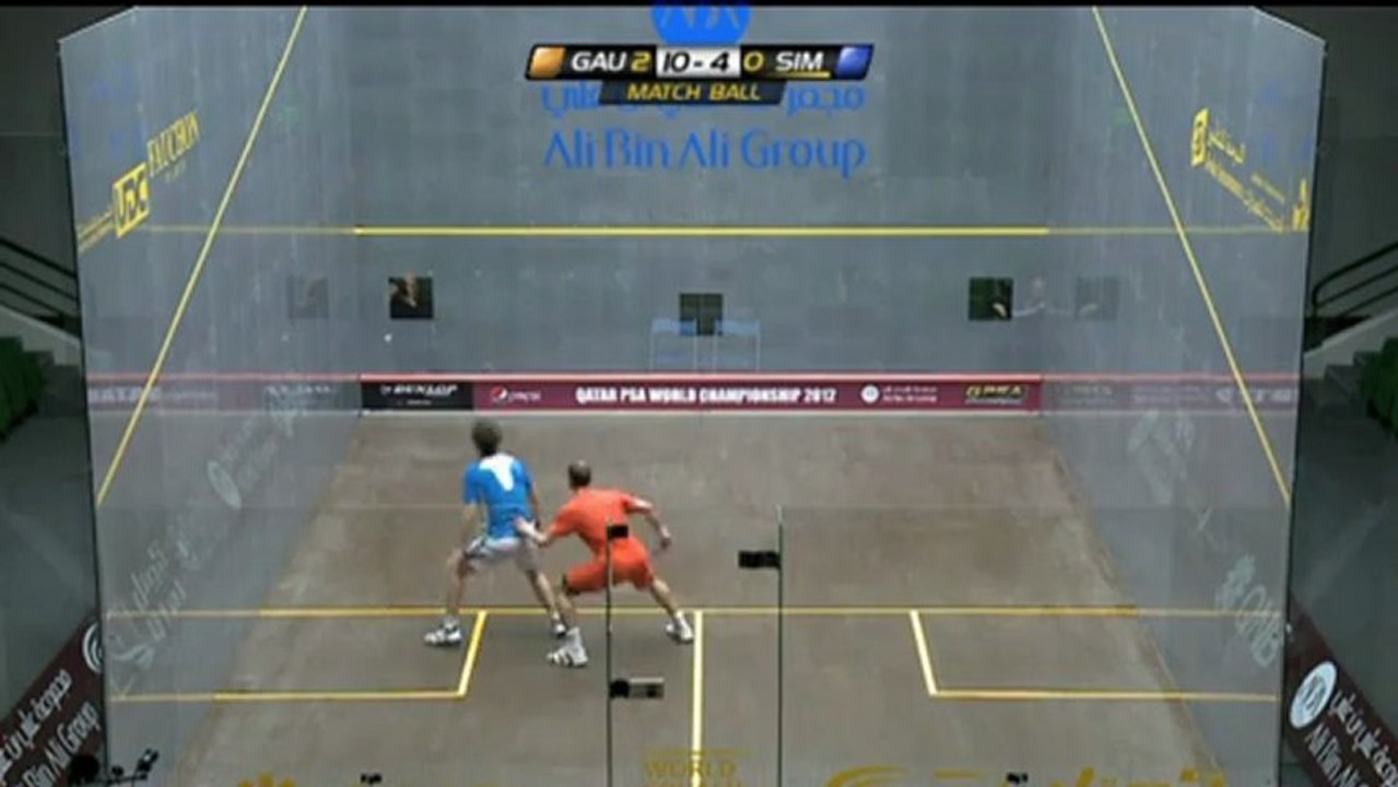 Squash: PSA WC: Gaultier schlägt Simpson