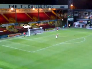 Bradford City beat Northampton Town on penalties. FA Cup (13_11_2012)