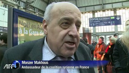Paris: départ du "Train pour la liberté du peuple syrien"