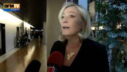 Marine Le Pen : "Je suis poursuivie pour avoir dénoncé quelque chose d'illégal"