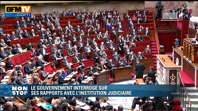 Christiane Taubira chahutée par les députés de l'opposition à l'Assemblée