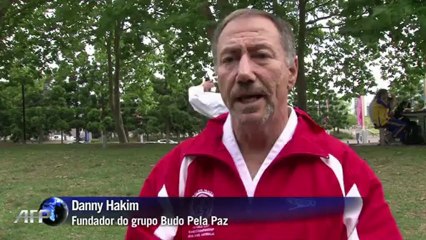 Palestinos e israelenses juntos pela paz