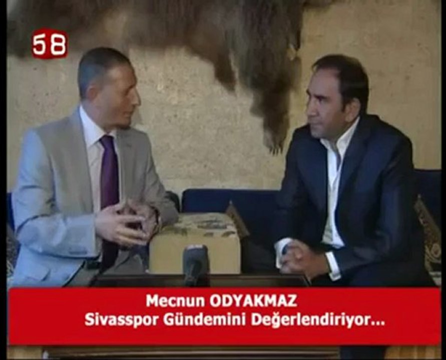 Sivasspor Kulup Baskan Mecnun OTYAKMAZ ile ozel roportaj 1