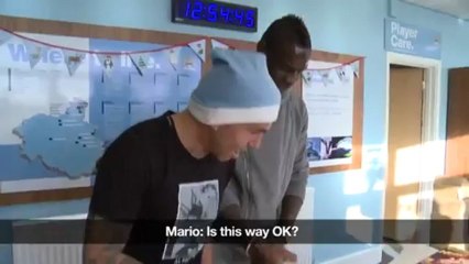 TEVEZ TEACHES BALOTELLI
