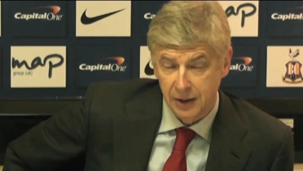 Wenger: 'Enttäuschend, aber Gratulation an Bradford'