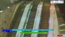 CCTV: Embarrassing accidents in train stations
