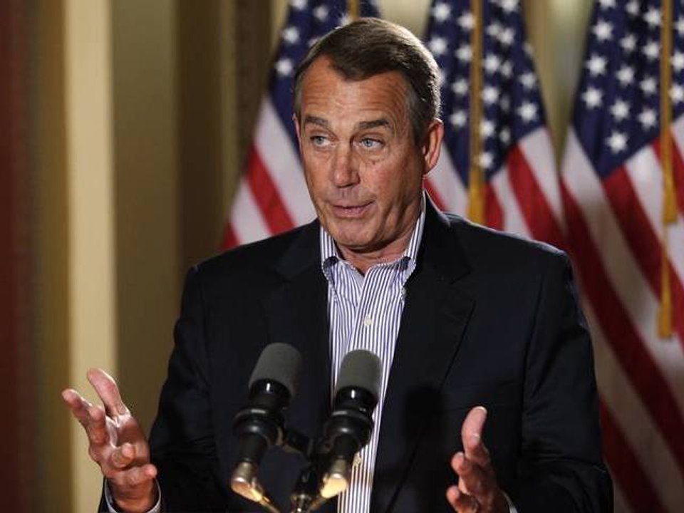 Boehner Tells Obama To Propose Realistic "Fiscal Cliff" Solution