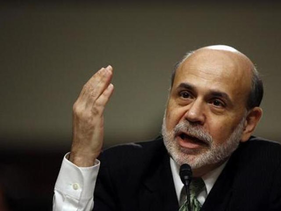 U.S. Fed Chairman Bernanke Arrives for Two-Day Meeting