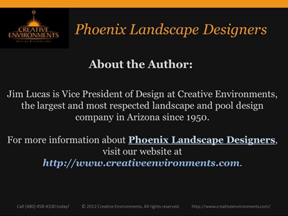 Phoenix Landscape Designers - Top Considerations for Your Project