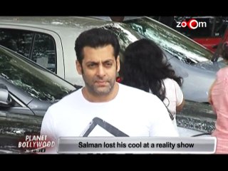 Planet Bollywood News - Salman lost his cool at a reality show, Is Aamir unhappy with the response of Talaash? & more news