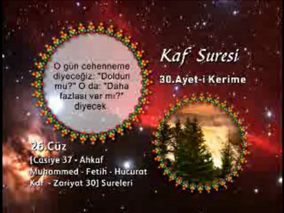 Kaf Suresi 31. Ayet-i Okunuşu ve Meali Okyay Derneği
