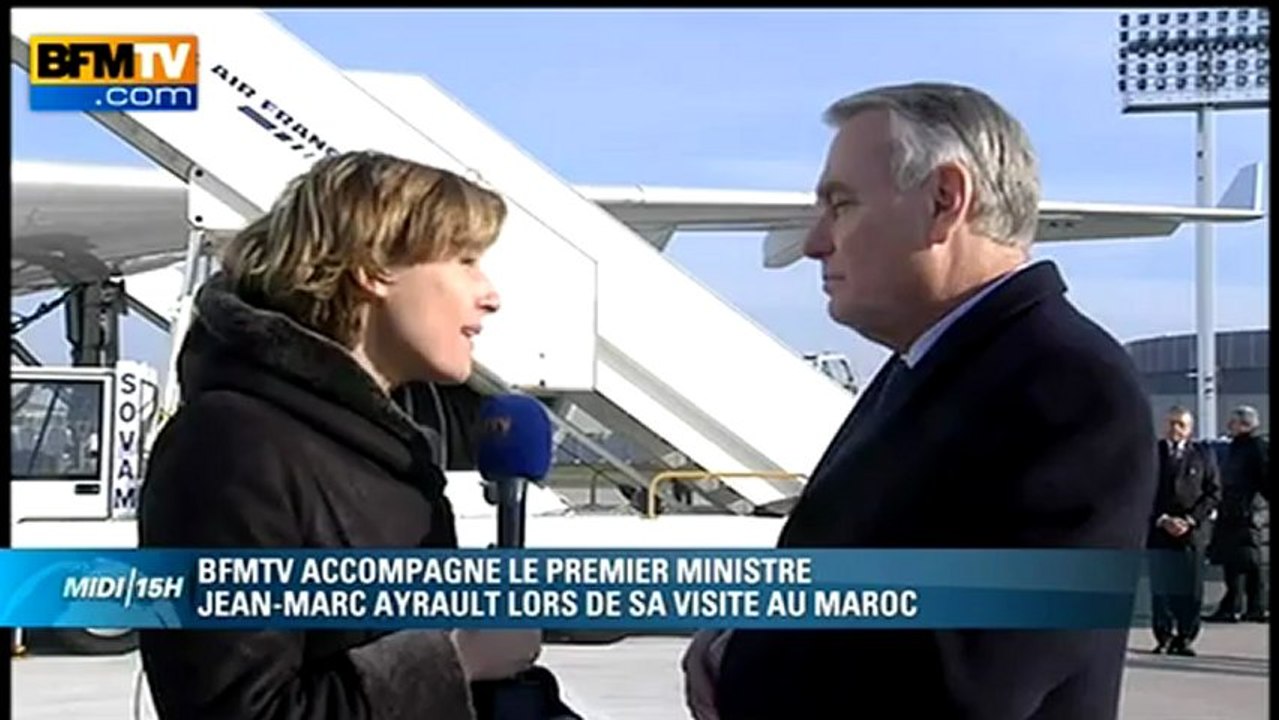 BFMTV accompagne Jean-Marc Ayrault lors de sa visite au Maroc