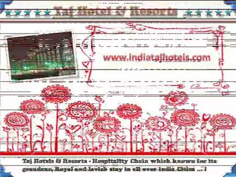 Famous City of Taj Hotels In India