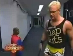 Jeff Jarrett Hits A Midget