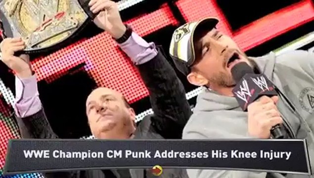 CM Punk Addresses Recent Knee Injury