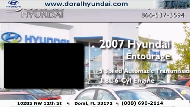 Used Mini Van 2007 Hyundai Entourage Limited @ Doral Hyundai, Miami FL