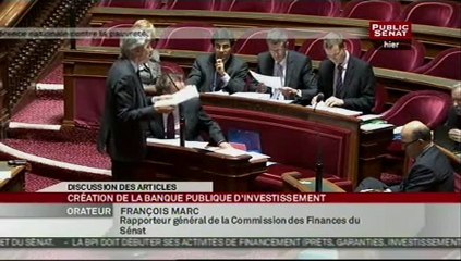 SEANCE,Projet de loi relatif à la création de la banque publique d'investissement