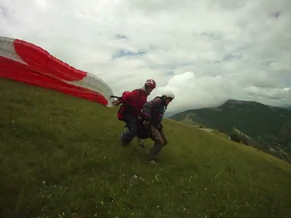 decollage  bapteme  biplace  site de  bergies nord