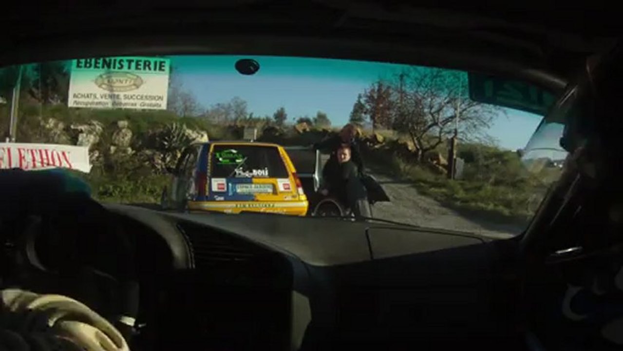 Téléthon 2012 à connaux Gard caméra embarquée Vincent Savary BMW M3