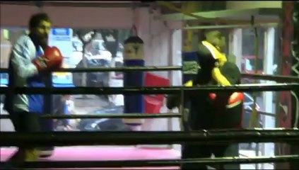 Thanasis (butterfly) Karousos  & Nikos ( Minigun)  Xysen  (Training)