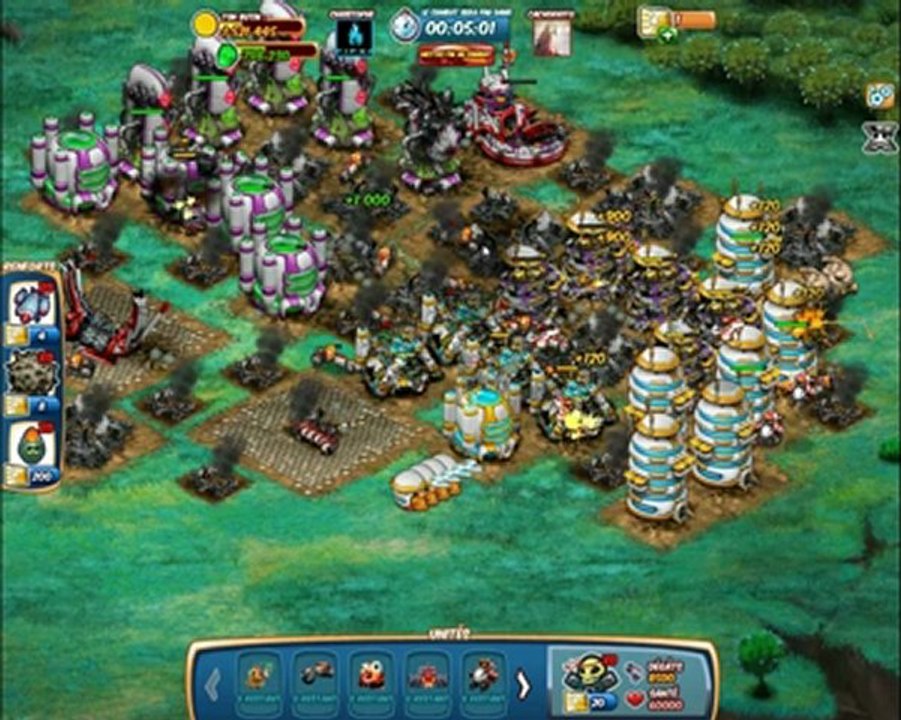 Galaxy Life - attaque d'une colonie lvl 5