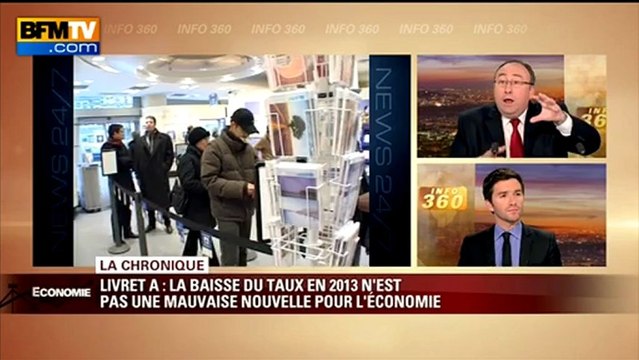 Livret A : la baisse du taux en 2013 n'est pas une mauvaise nouvelle pour l'économie