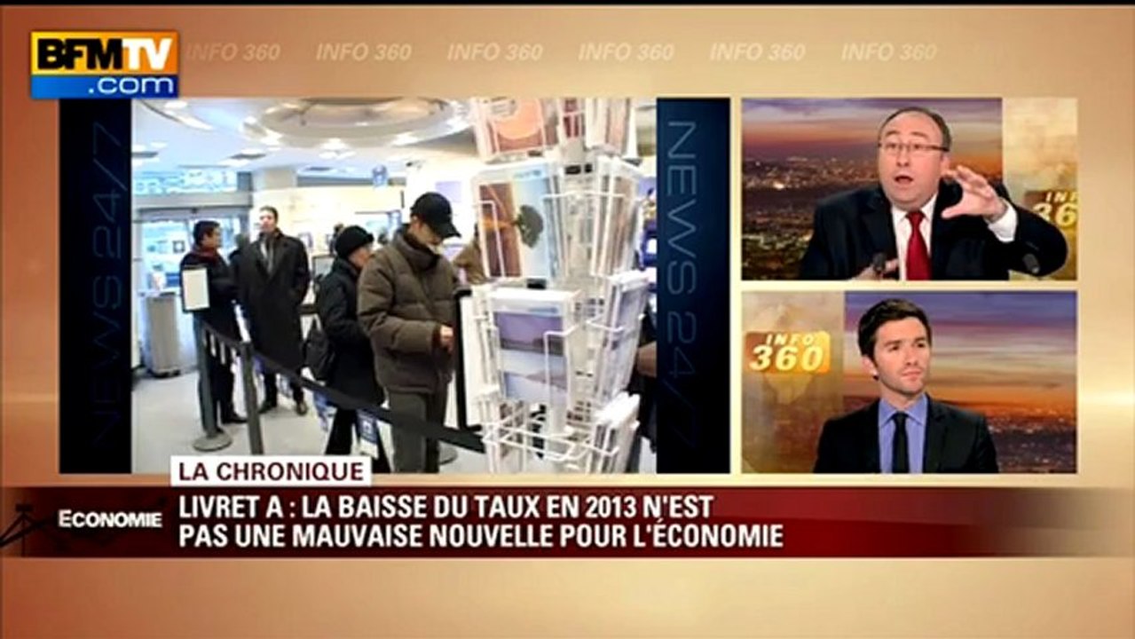 Livret A : la baisse du taux en 2013 n'est pas une mauvaise nouvelle pour l'économie