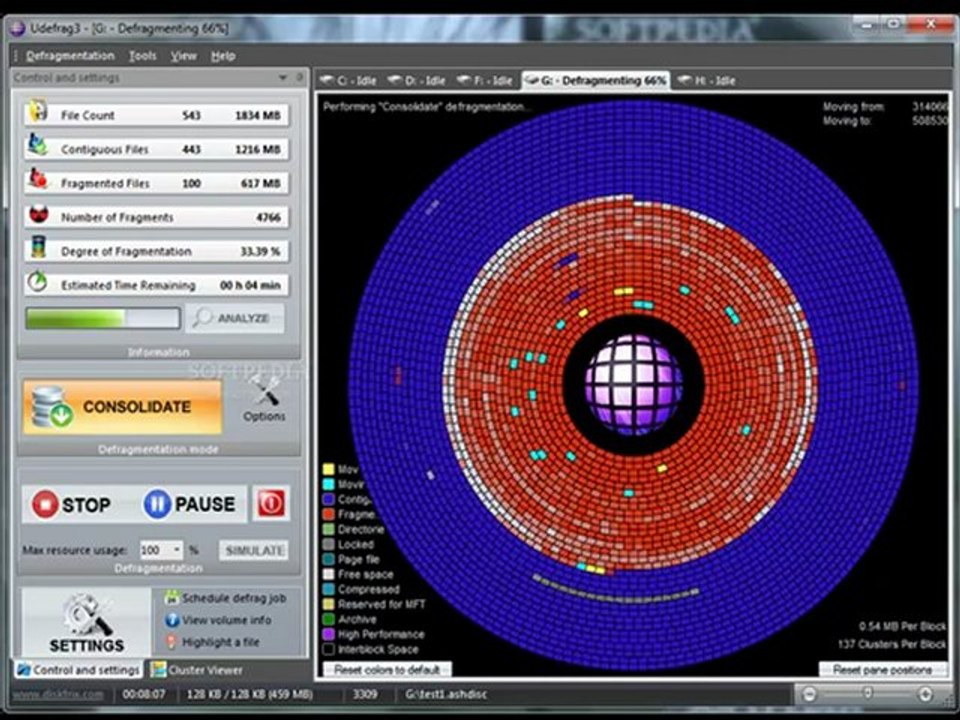 UltimateDefrag Offers File Placement Options Trial Free