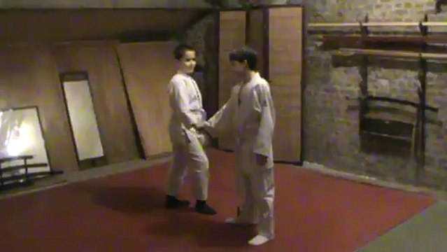 Bunkai : gedan kosa dori ikkyo omote