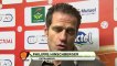 Conférence de presse Stade Lavallois - Angers SCO : Philippe  HINSCHBERGER (LAVAL) - Stéphane MOULIN (SCO) - saison 2012/2013
