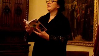 Doina Iarcuczewicz -recita din  volumul de poezie „Trupul lunii” de Flavia Cosma.
